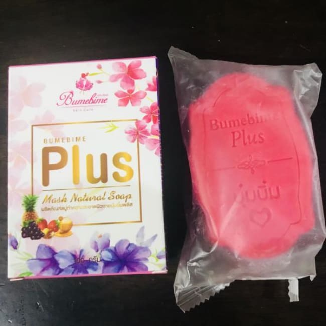 WGEAsia Bumebime Plus Mask Natural Soap 100G ( Upgraded Version) Authentic instant skin herbal organic fast natural trending